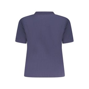 Calvin Klein T-Shirt aus blauer Baumwolle für Frauen
