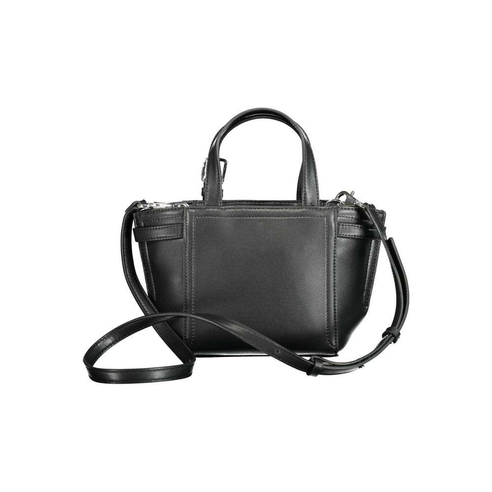 Calvin Klein Schwarze Polyester Handtasche