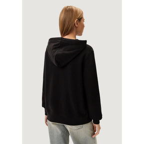 Calvin Klein Jeans Schwarzes Sweatshirt aus recycelter Baumwolle