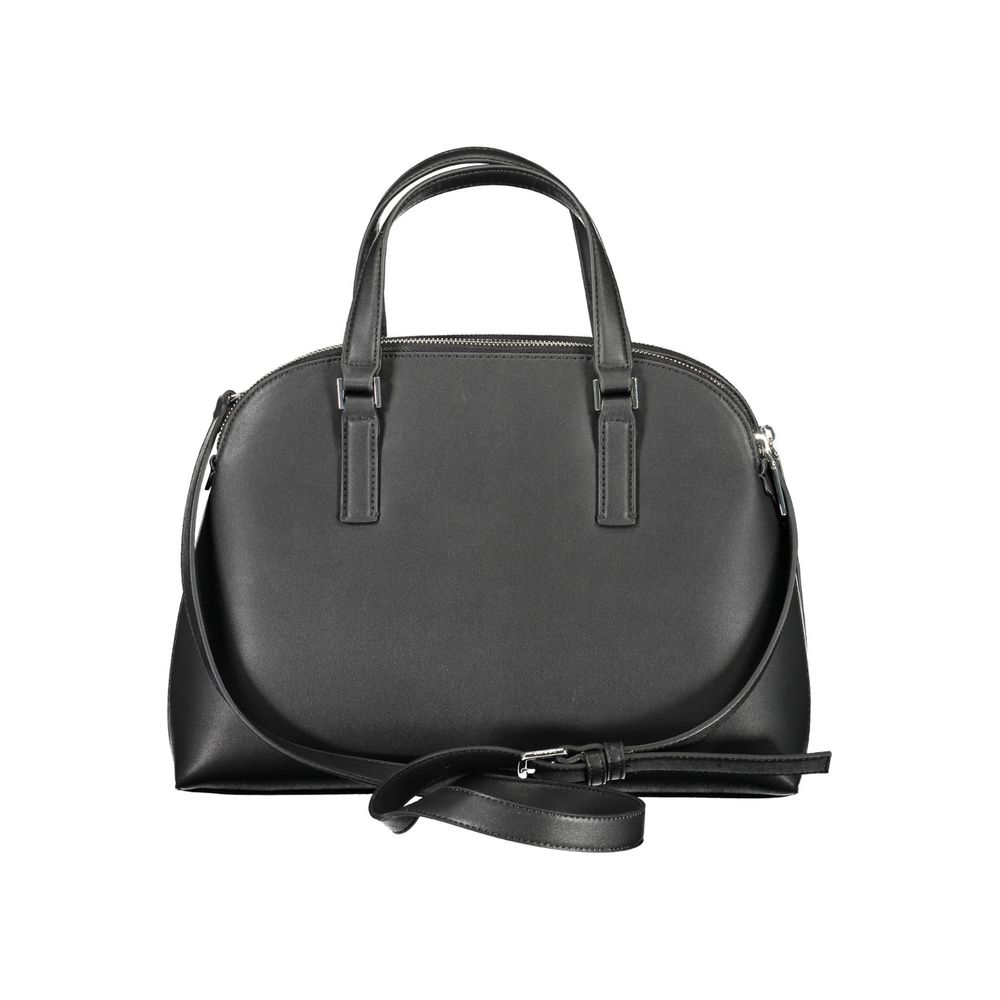 Calvin Klein Schwarze Polyester Handtasche