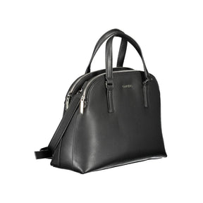 Calvin Klein Schwarze Polyester Handtasche