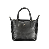 Tommy Hilfiger Schwarze Polyester Handtasche