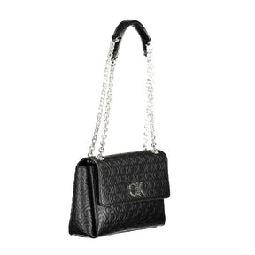 Calvin Klein Schwarze Polyester Handtasche