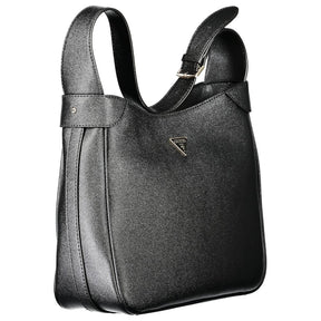 Guess Jeans Schwarze Polyethylen-Handtasche