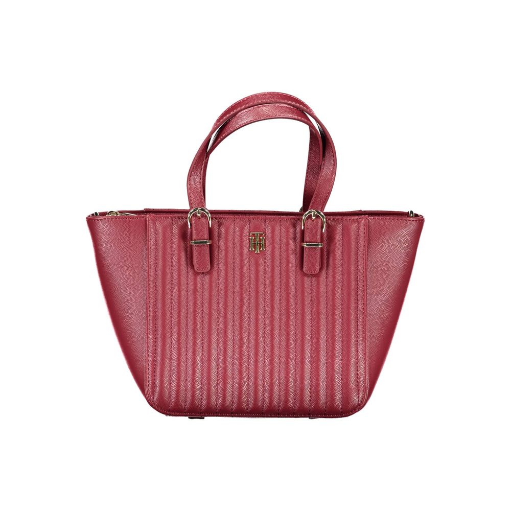 Tommy Hilfiger Rote Polyethylen-Handtasche