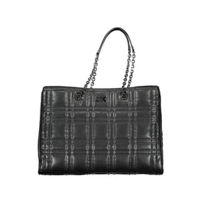 Calvin Klein Schwarze Polyester Handtasche