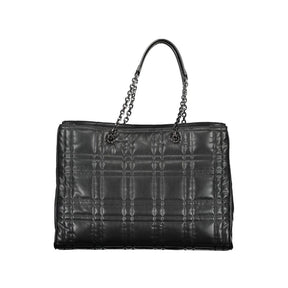Calvin Klein Schwarze Polyester Handtasche