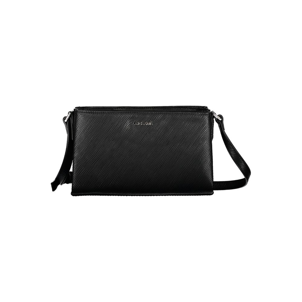 Calvin Klein Schwarze Polyester Handtasche