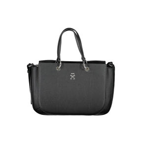 Tommy Hilfiger Schwarze Polyethylen-Handtasche