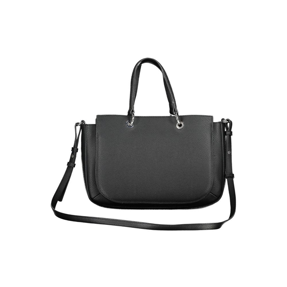 Tommy Hilfiger Schwarze Polyethylen-Handtasche