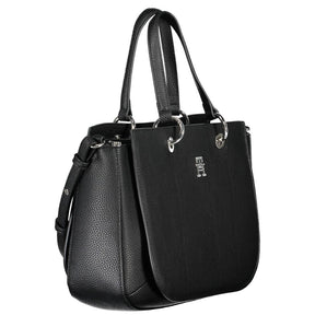 Tommy Hilfiger Schwarze Polyethylen-Handtasche