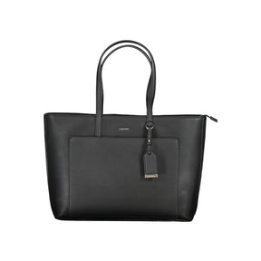Calvin Klein Schwarze Polyester Handtasche
