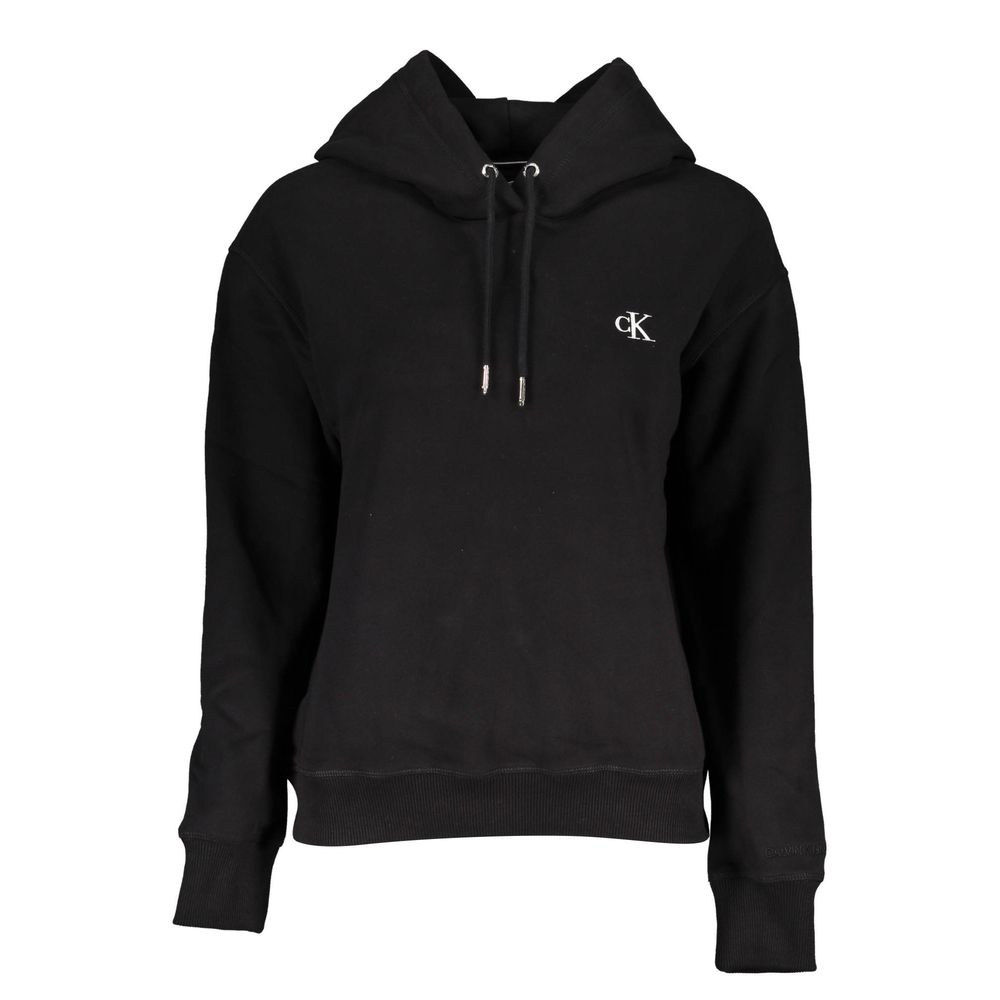 Calvin Klein Schwarzer Baumwollpullover für Frauen