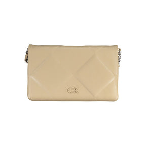 Calvin Klein Beige Polyester Handtasche