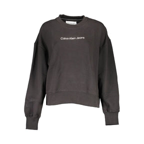 Calvin Klein Schwarzer Baumwollpullover