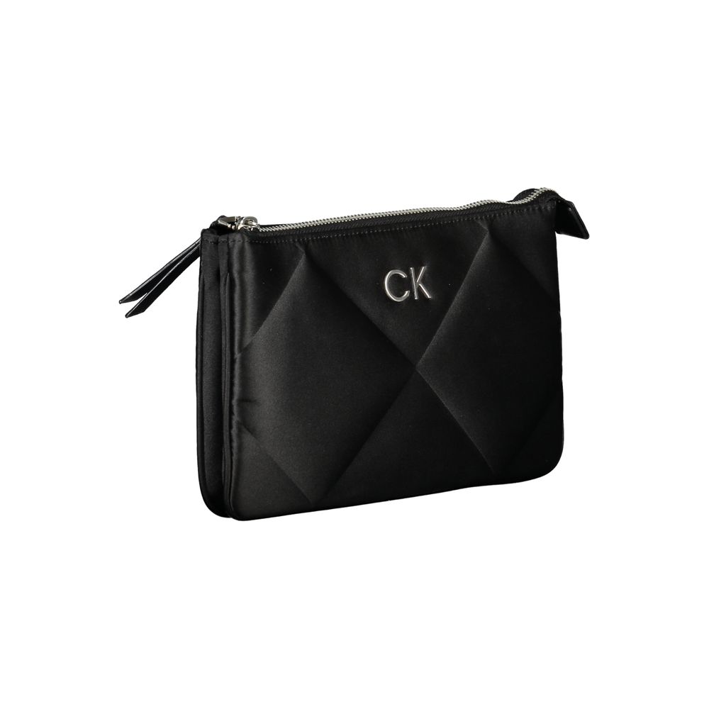 Calvin Klein Schwarze Polyester Handtasche