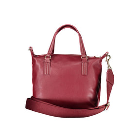Tommy Hilfiger Rote Polyester-Handtasche