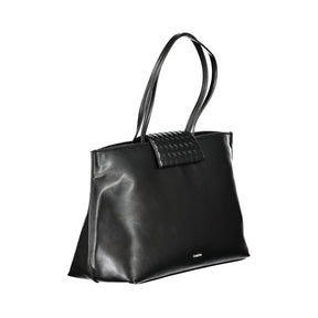 Calvin Klein Schwarze Polyester Handtasche