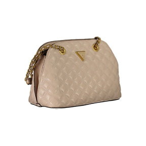 Guess Jeans Beige Polyethylen Handtasche