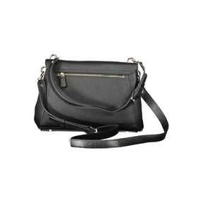 Guess Jeans Schwarze Polyethylen-Handtasche