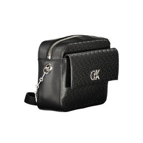 Calvin Klein Schwarze Polyester Handtasche
