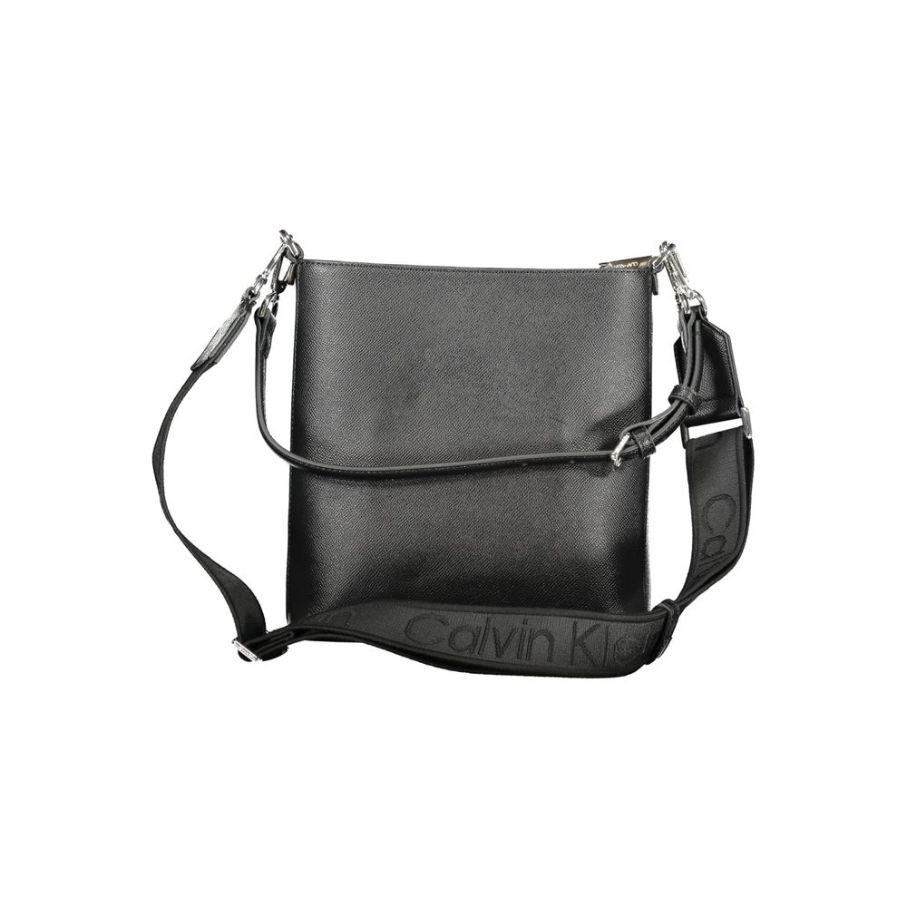 Calvin Klein Schwarze Polyester Handtasche
