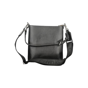 Calvin Klein Schwarze Polyester Handtasche