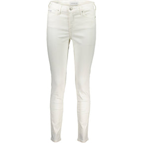 Calvin Klein Weiße Baumwolljeans &amp