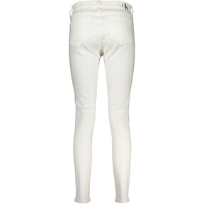 Calvin Klein Weiße Baumwolljeans &amp
