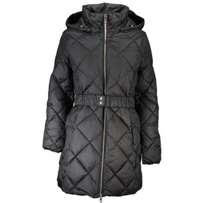 Tommy Hilfiger Schwarze Polyesterjacken &amp