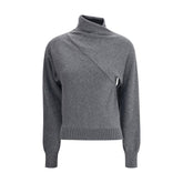 Tom Ford Eleganter Kaschmir-Rollkragenpullover in Grau