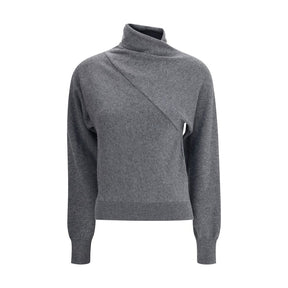 Tom Ford Eleganter Kaschmir-Rollkragenpullover in Grau
