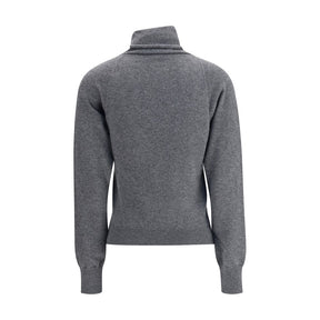 Tom Ford Eleganter Kaschmir-Rollkragenpullover in Grau
