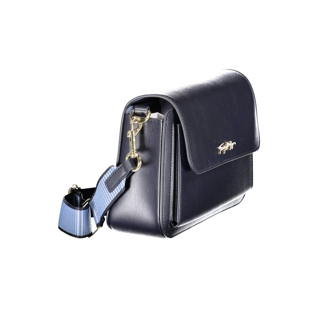 Tommy Hilfiger Blaue Polyethylen-Handtasche