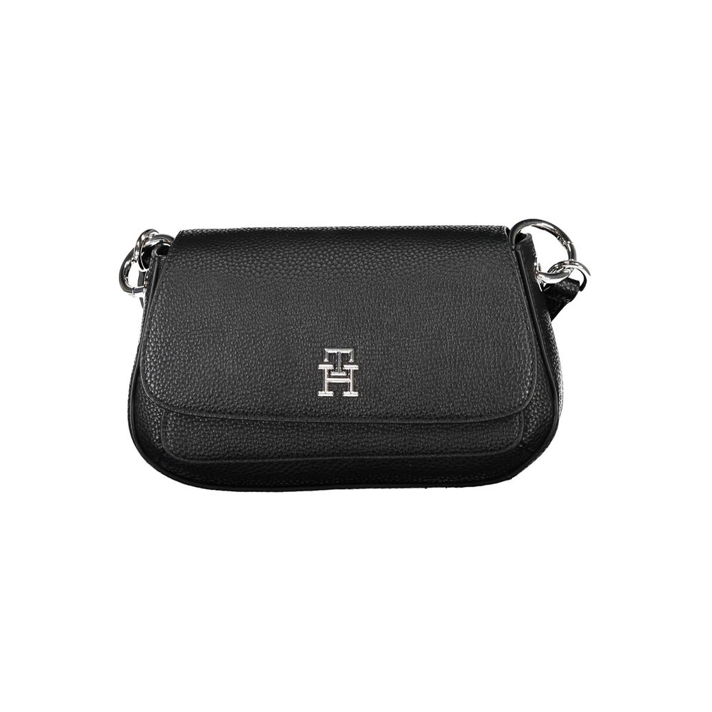 Tommy Hilfiger Schwarze Polyethylen-Handtasche