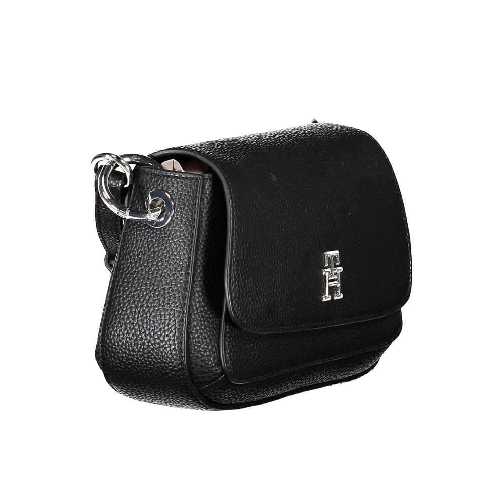 Tommy Hilfiger Schwarze Polyethylen-Handtasche
