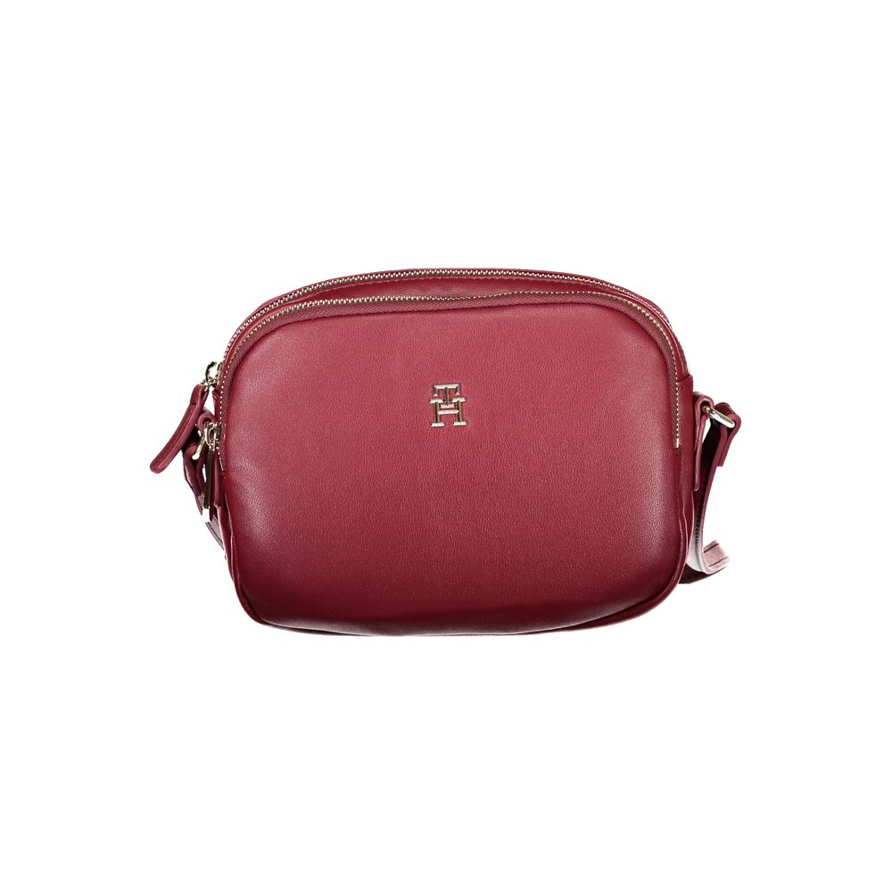 Tommy Hilfiger Rote Polyester-Handtasche
