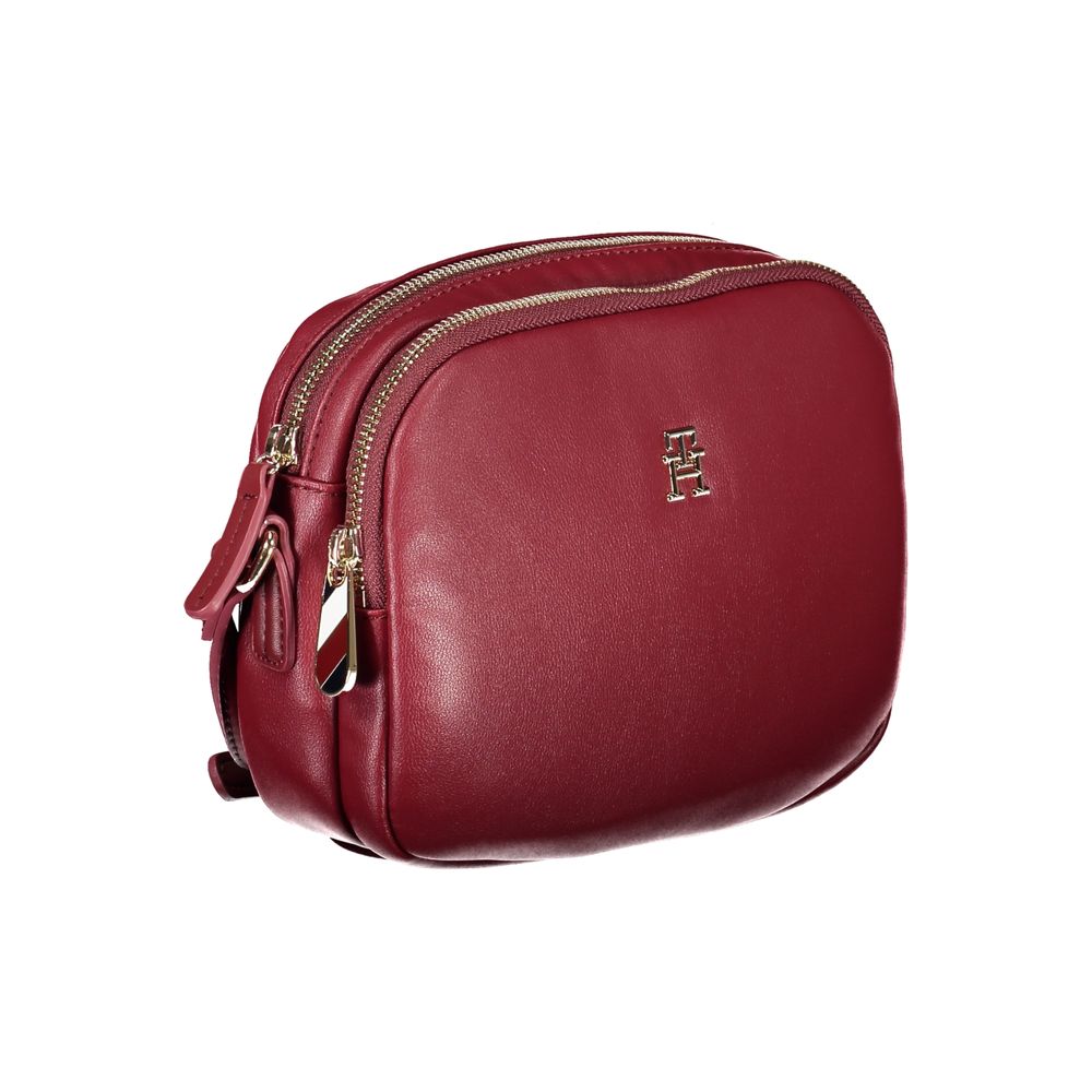 Tommy Hilfiger Rote Polyester-Handtasche