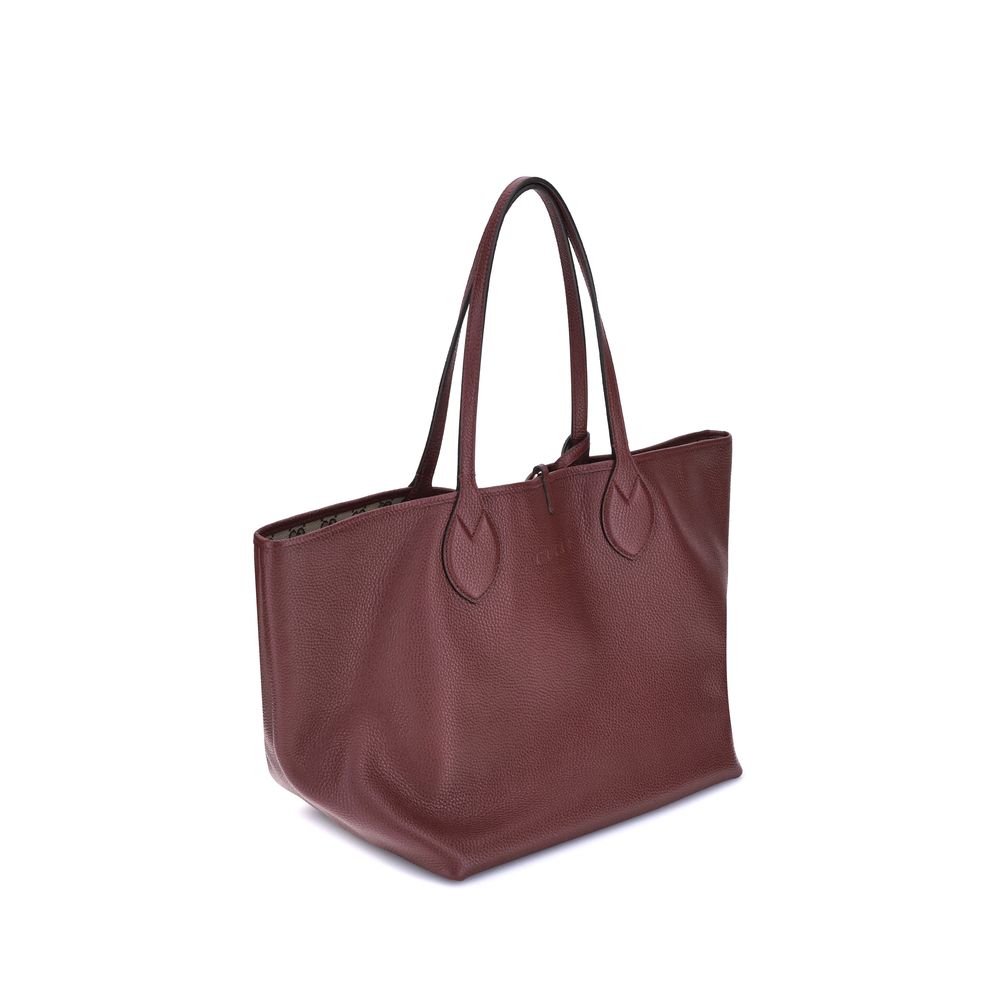 Gucci Schultertasche aus Kalbshaut in Bordeaux