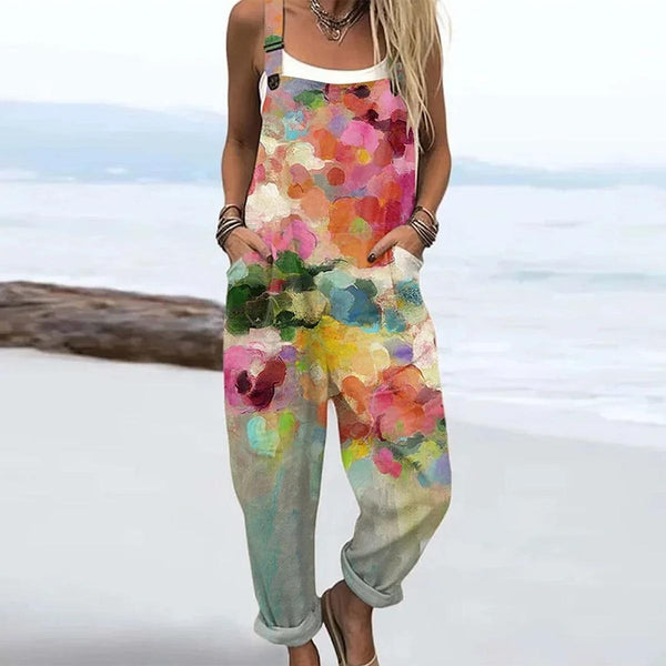 Unique Strap Sleeveless Jumpsuit - Herbstsfrischer Modehit mit Komfort