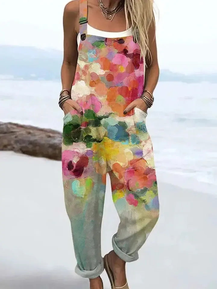 Unique Strap Sleeveless Jumpsuit - Herbstsfrischer Modehit mit Komfort