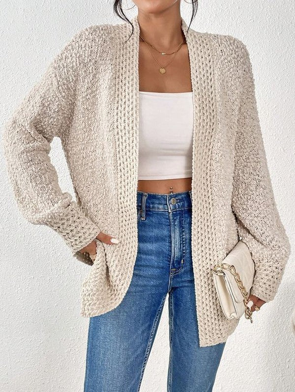 Herbst-Cardigan in Elfenbein: Komfort & Stil für kühle Tage