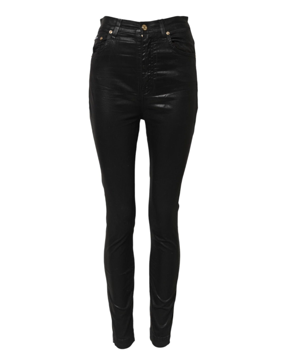 Dolce & Gabbana Schwarze GRACE High Waist Skinny Denim Jeans