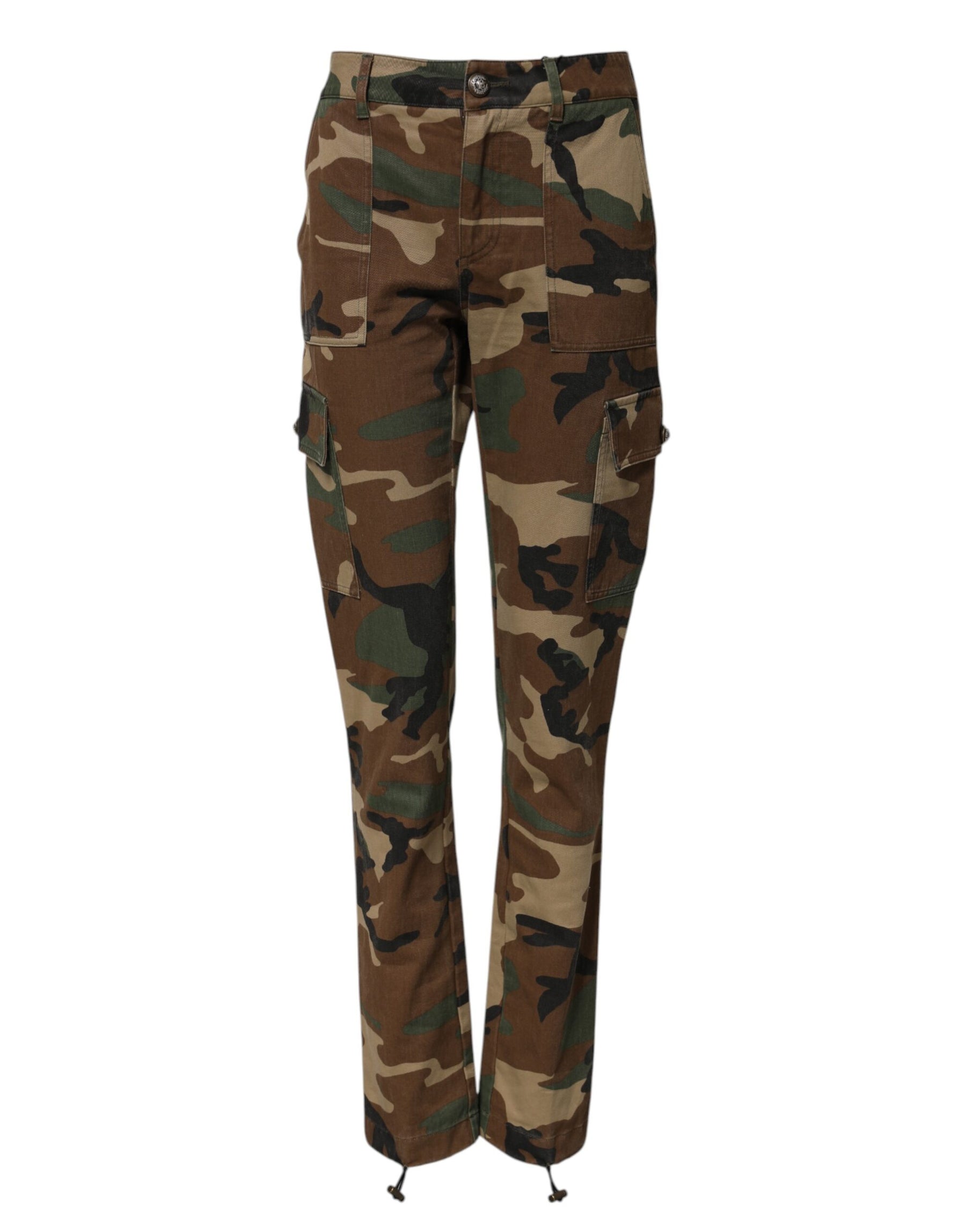 Dolce & Gabbana Mehrfarbige Camouflage Cargo-Hose