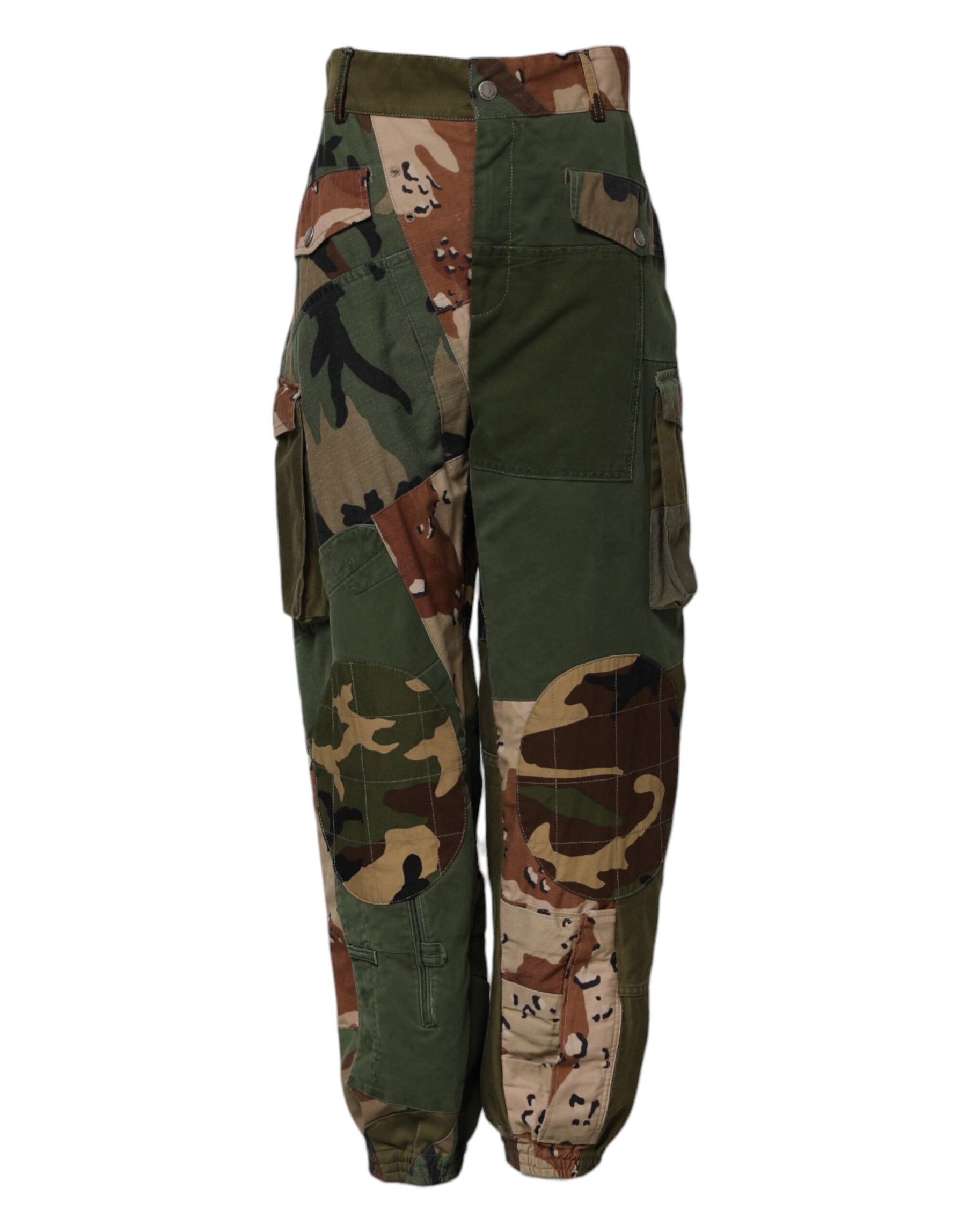 Dolce & Gabbana Mehrfarbige Camouflage Cargo-Hose