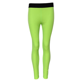 Dolce & Gabbana Grüne Nylon Slim Fit Leggings Hose