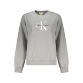 Calvin Klein Grauer Baumwollpullover für Frauen