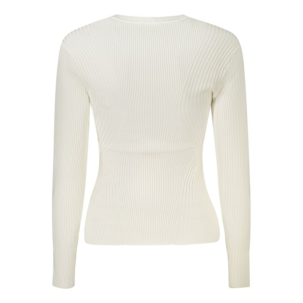 Guess Jeans Weißer Viskose-Pullover