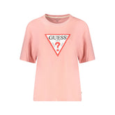 Guess Jeans Rosa Baumwolle Frauen T-Shirt