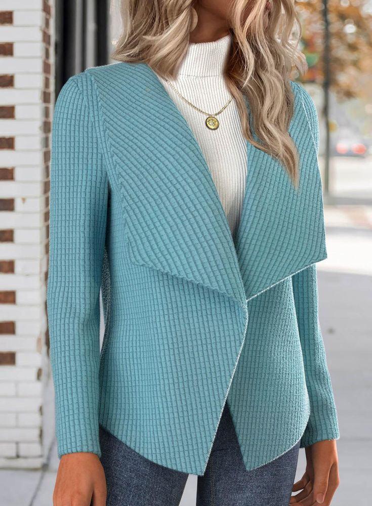 Fresh Plain Long Sleeve Cardigan - Ihr stylischer Herbstsbegleiter